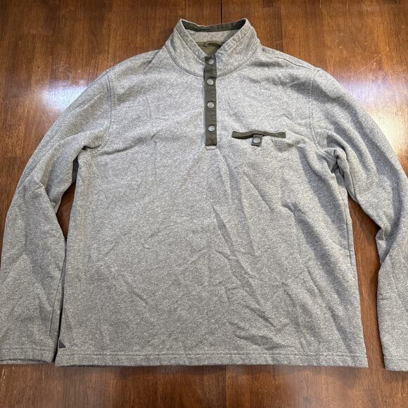 Untuckit 4 Button Pullover Jacket Sweater Gray Men’s Xl - Picture 1 of 10